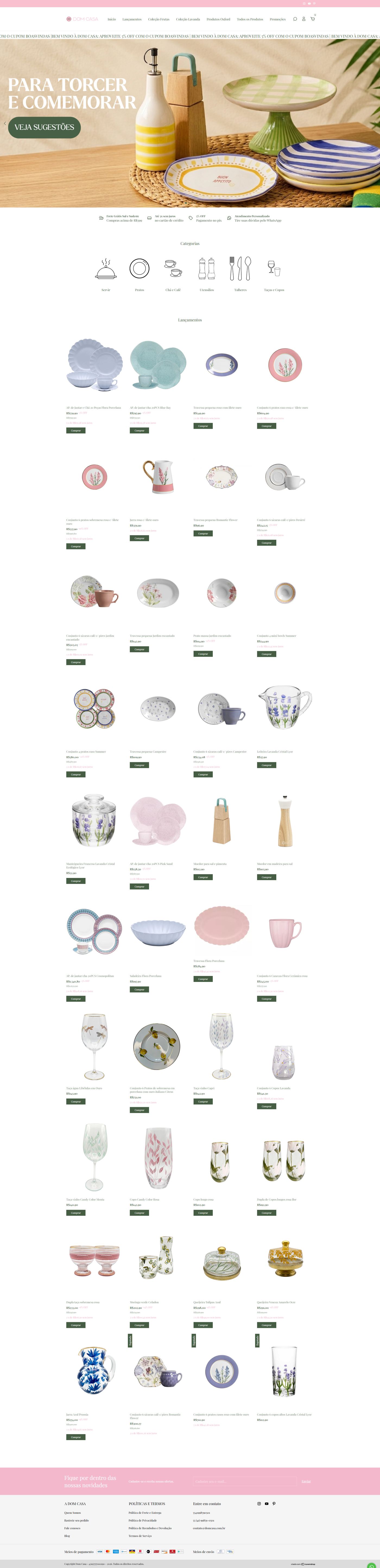 Preview do site DOM CASA